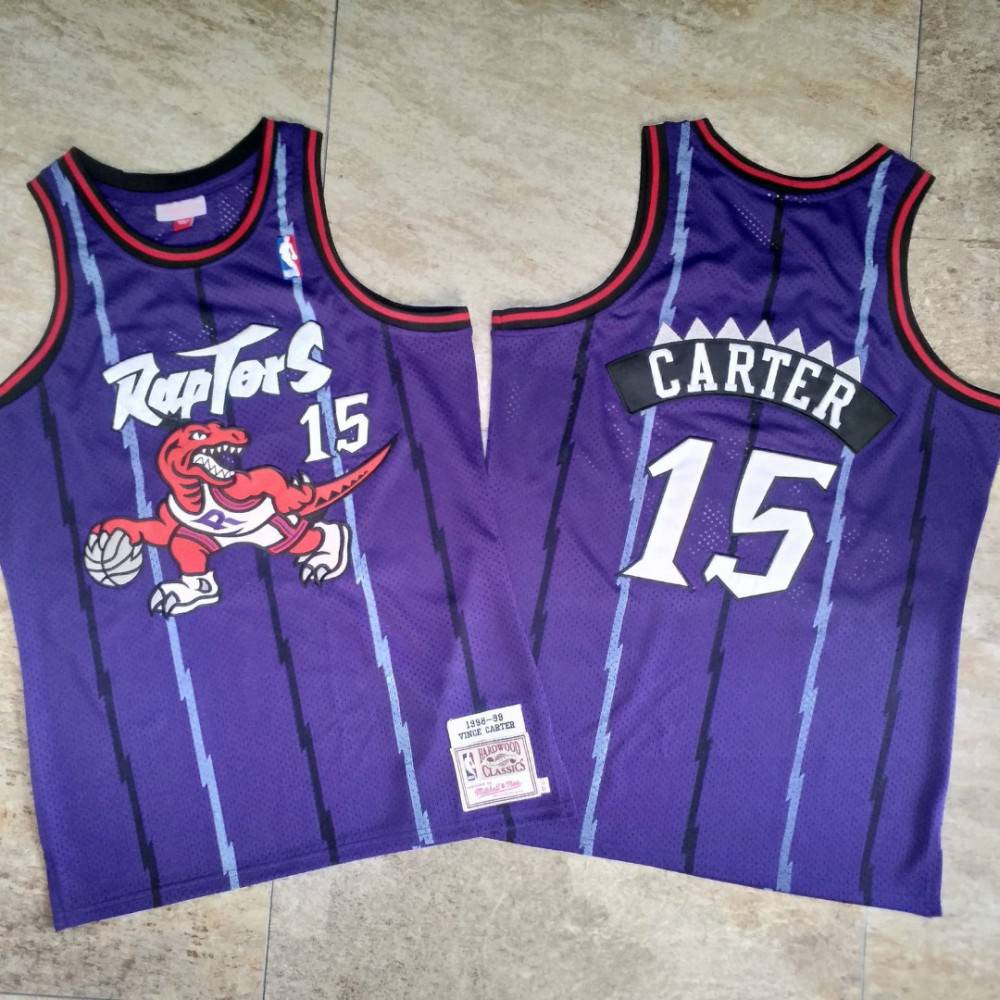 Vince Carter Toronto Raptors Throwback 1998-99 Hardwood Classics Jersey - Purple-Pro Kit Vault | Brand New 26/27 Sports Jerseys